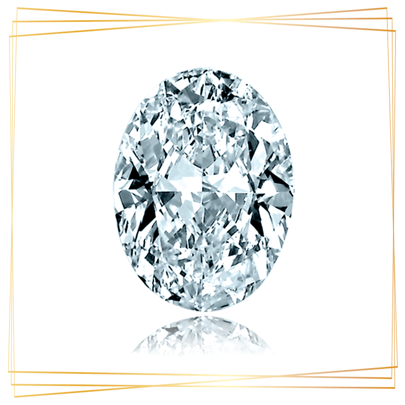Diamante Ovalado 0.50 CT Pureza SI1