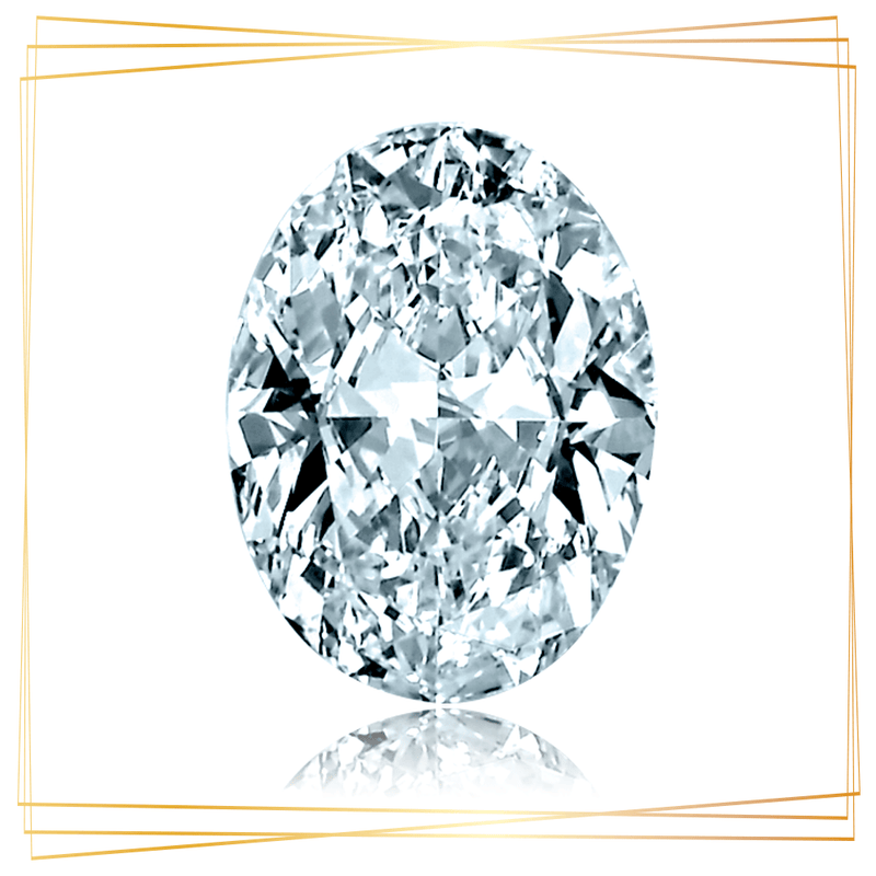 Diamante Ovalado 1.00 CT Pureza SI1